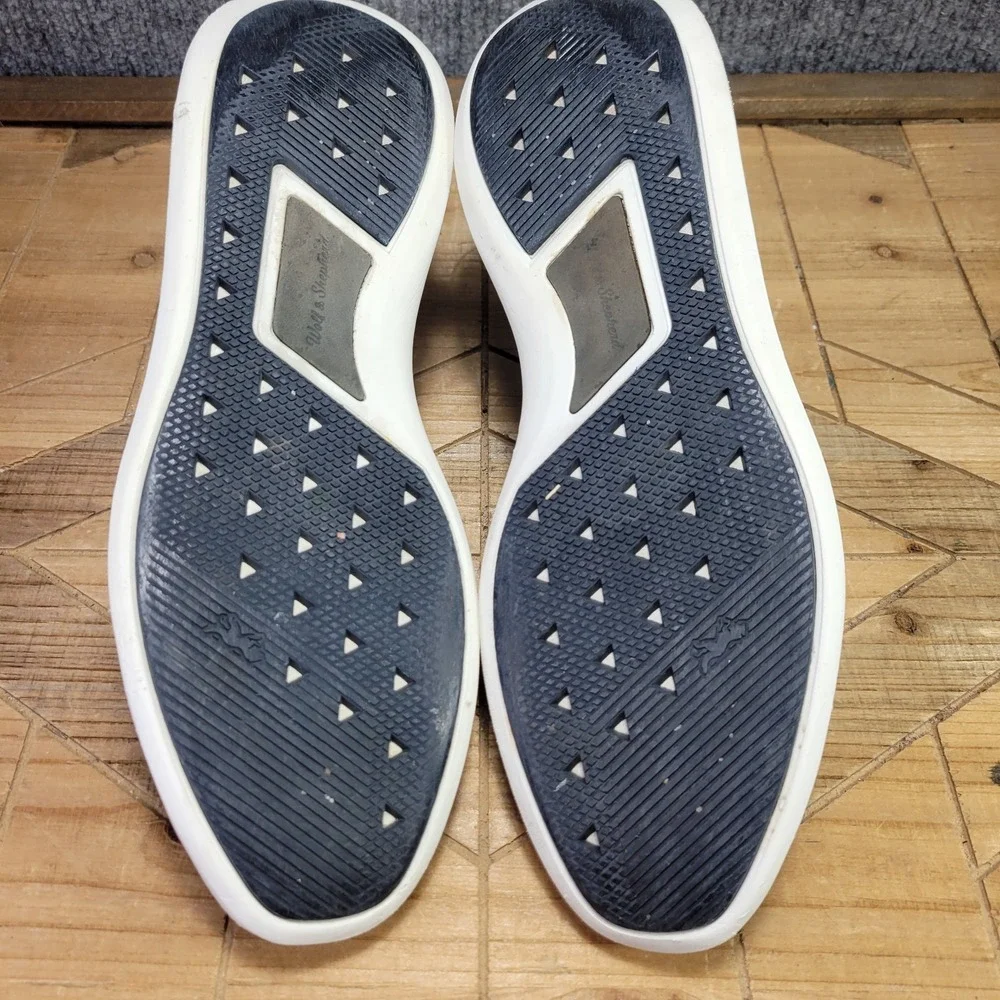 Wolf & Shepherd Swiftknit Derby Shoes Men's 11 Gray White Knit Comfort Sneakers